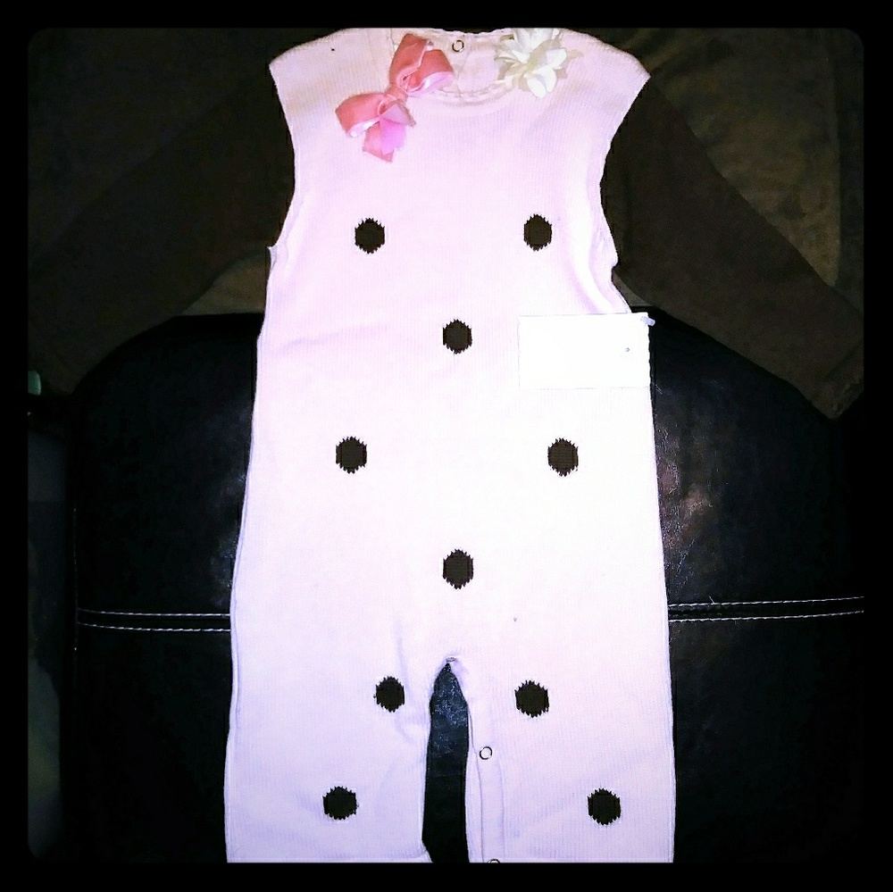 Infant One piece knitted Snow/Winter Outfit